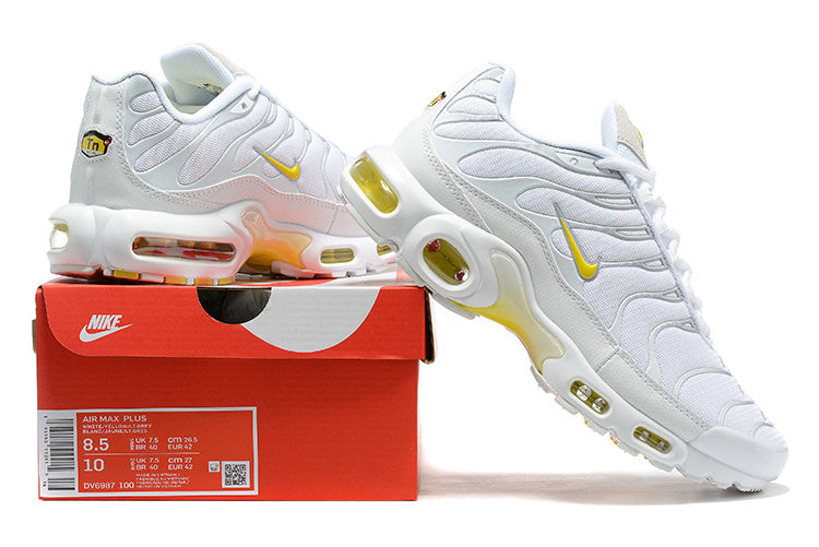 Nike air max plus TN white yellow