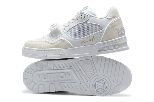 Louis Vuitton Trainer Sneaker 2 Triple White