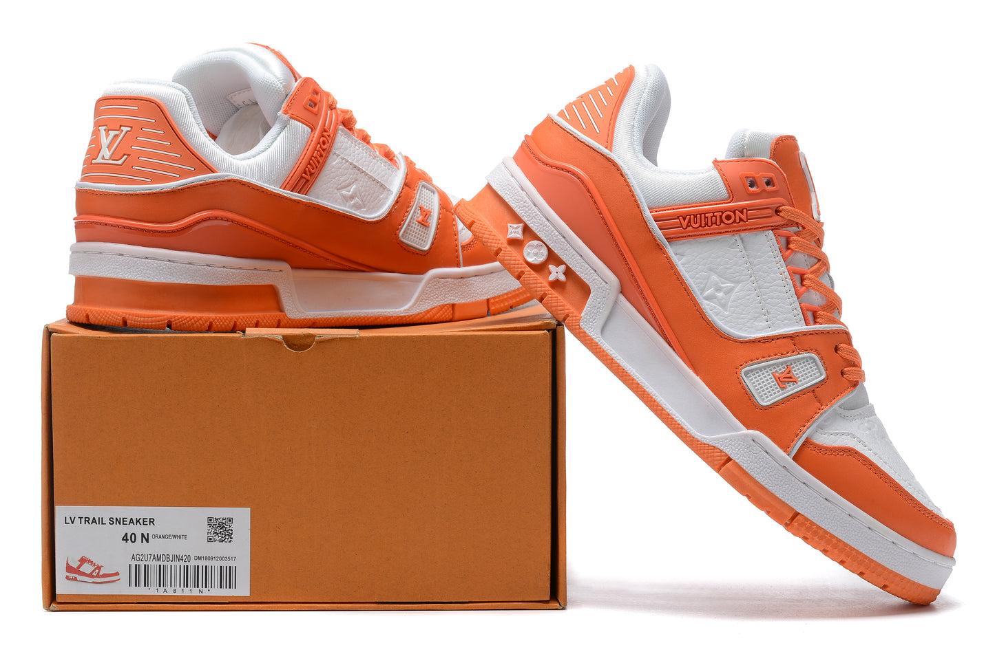 Louis Vuitton Trainer Sneaker Orange