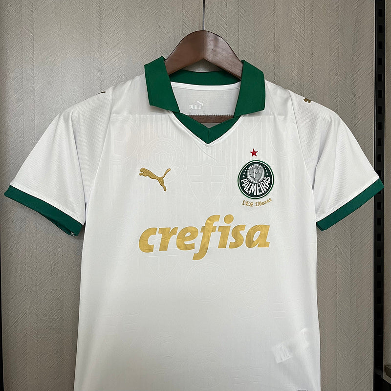 Conjunto palmeiras away kids 24/25