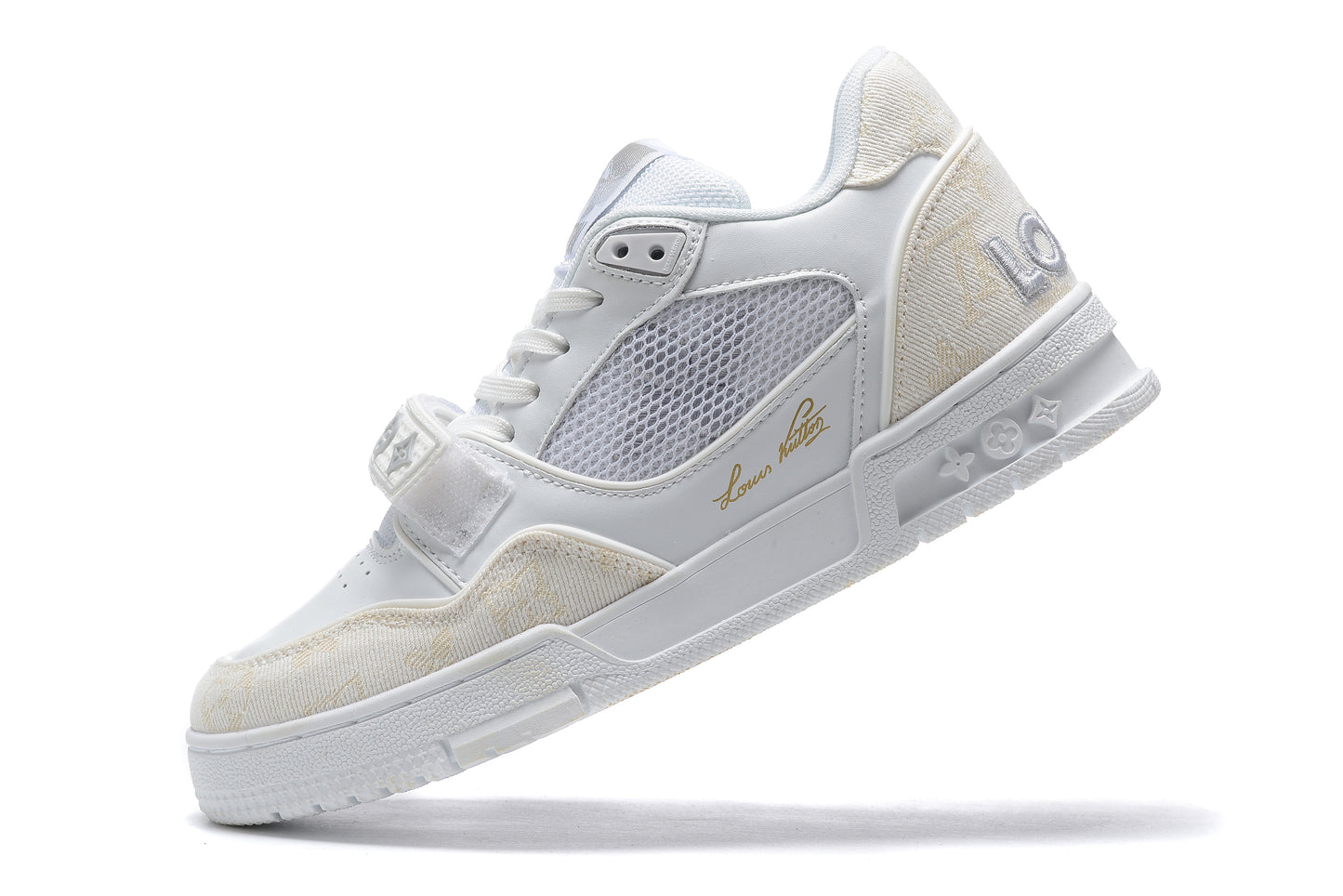 Louis Vuitton Trainer Sneaker 2 Triple White