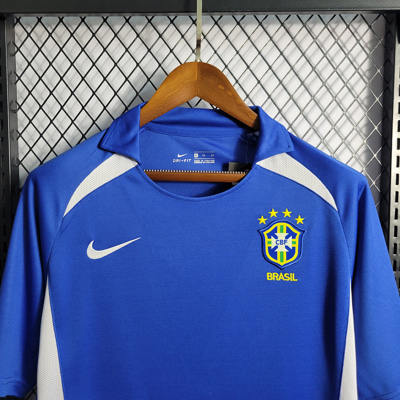 Retro brasil away blue 2002