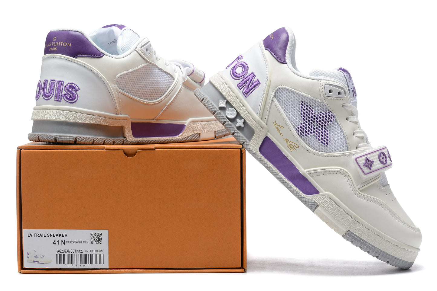 Louis Vuitton Trainer Sneaker 2 Less Purple