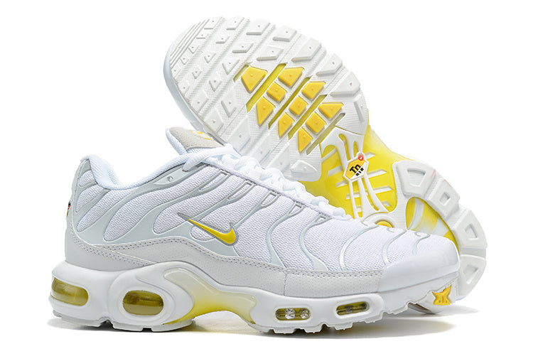 Nike air max plus TN white yellow