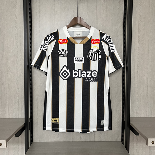 Santos away 24/25 + todos patrocinadores