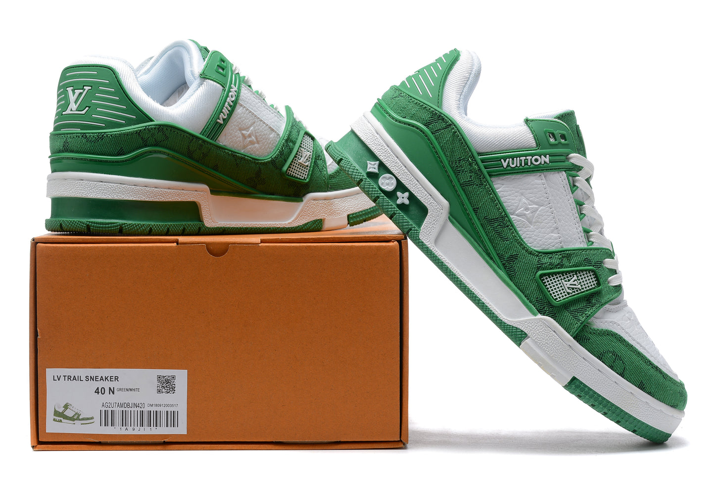 Louis Vuitton Trainer Sneaker Green