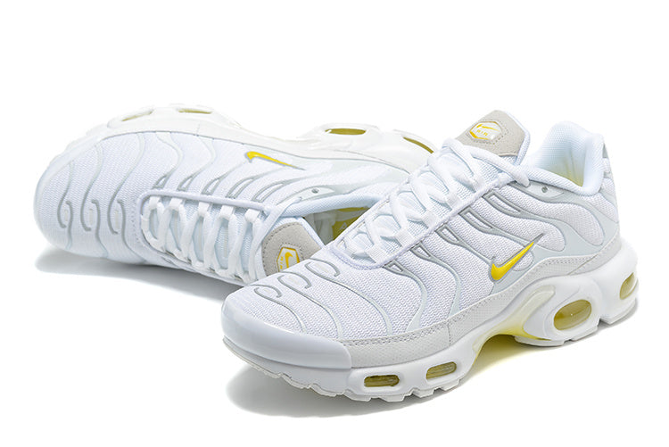 Nike air max plus TN white yellow