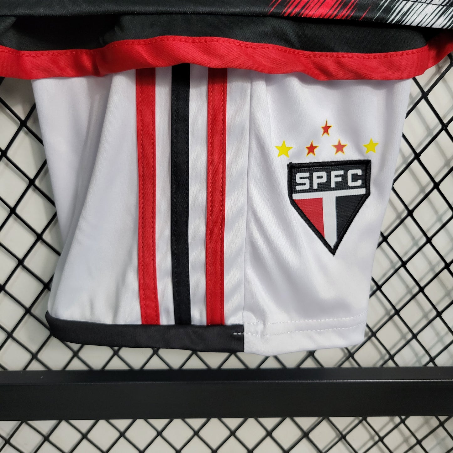 Conjunto sao paulo away 2 kids 23/24