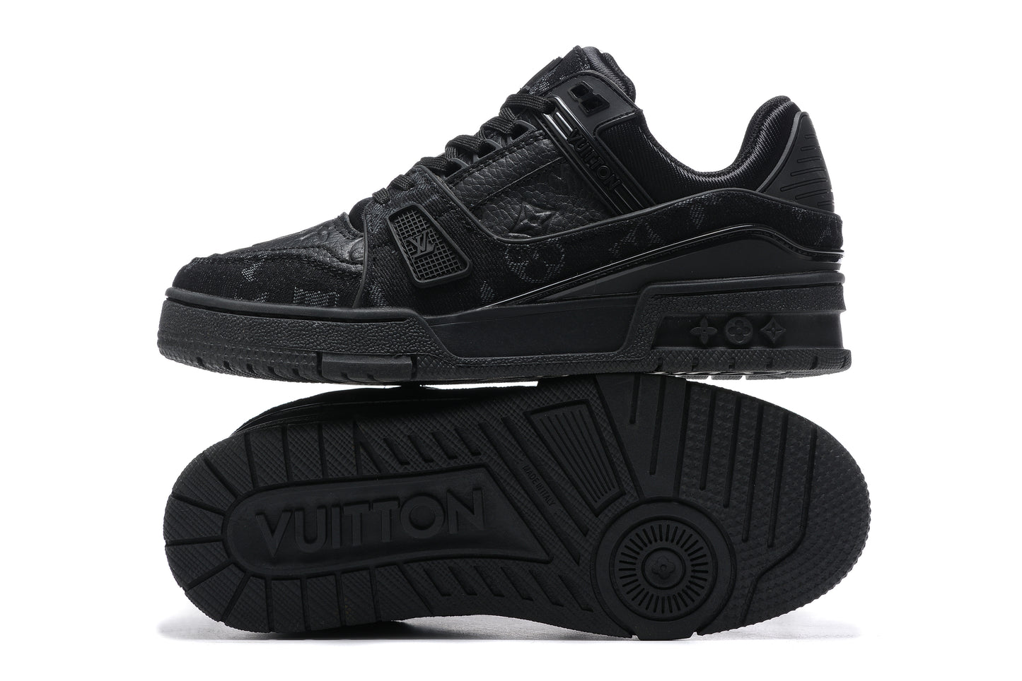 Louis Vuitton Trainer Sneaker Triple Black