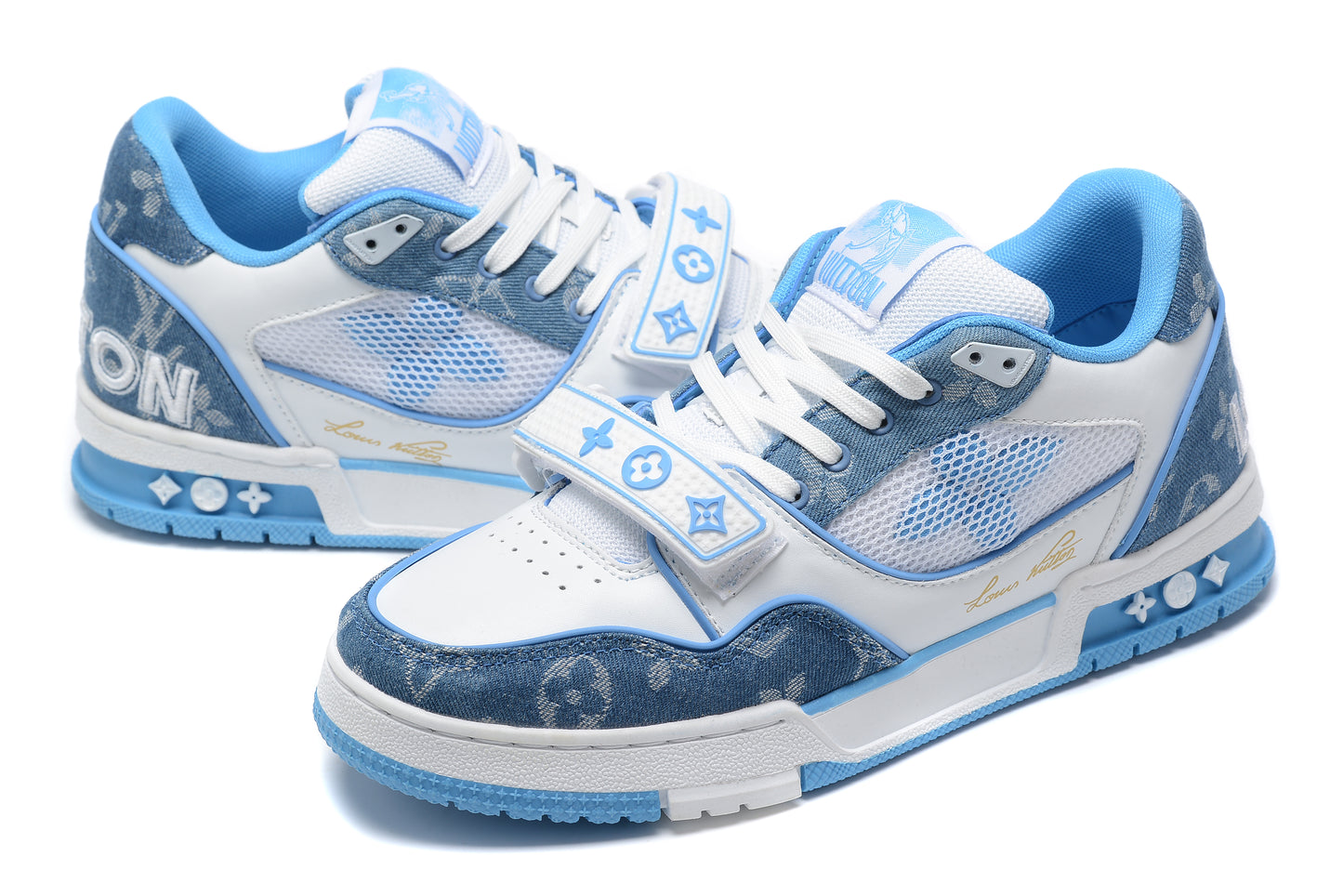 Louis Vuitton Trainer Sneaker 2 Baby Blue