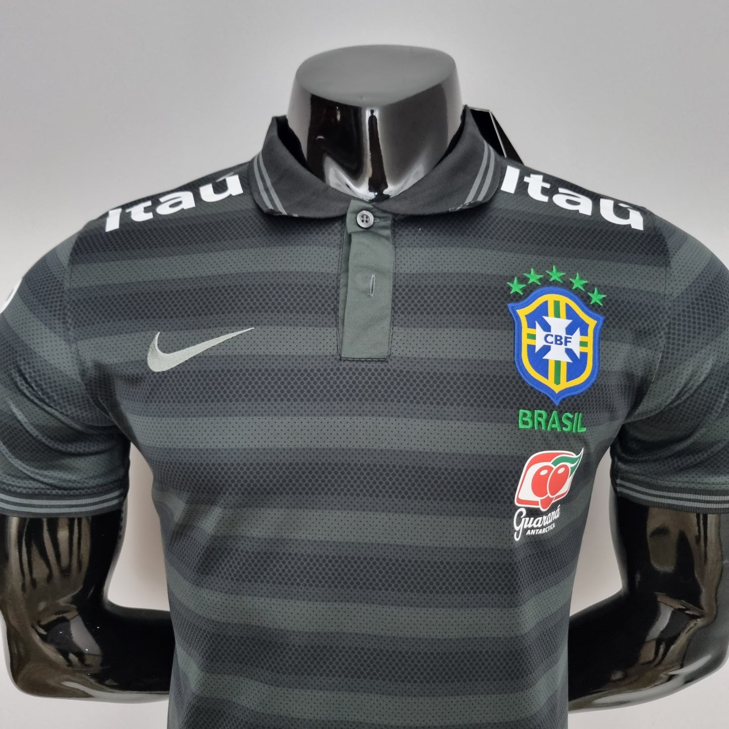 Brasil polo black stripe