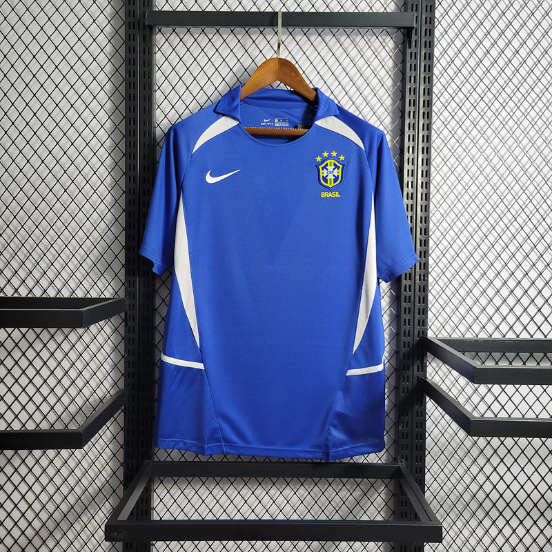 Retro brasil away blue 2002