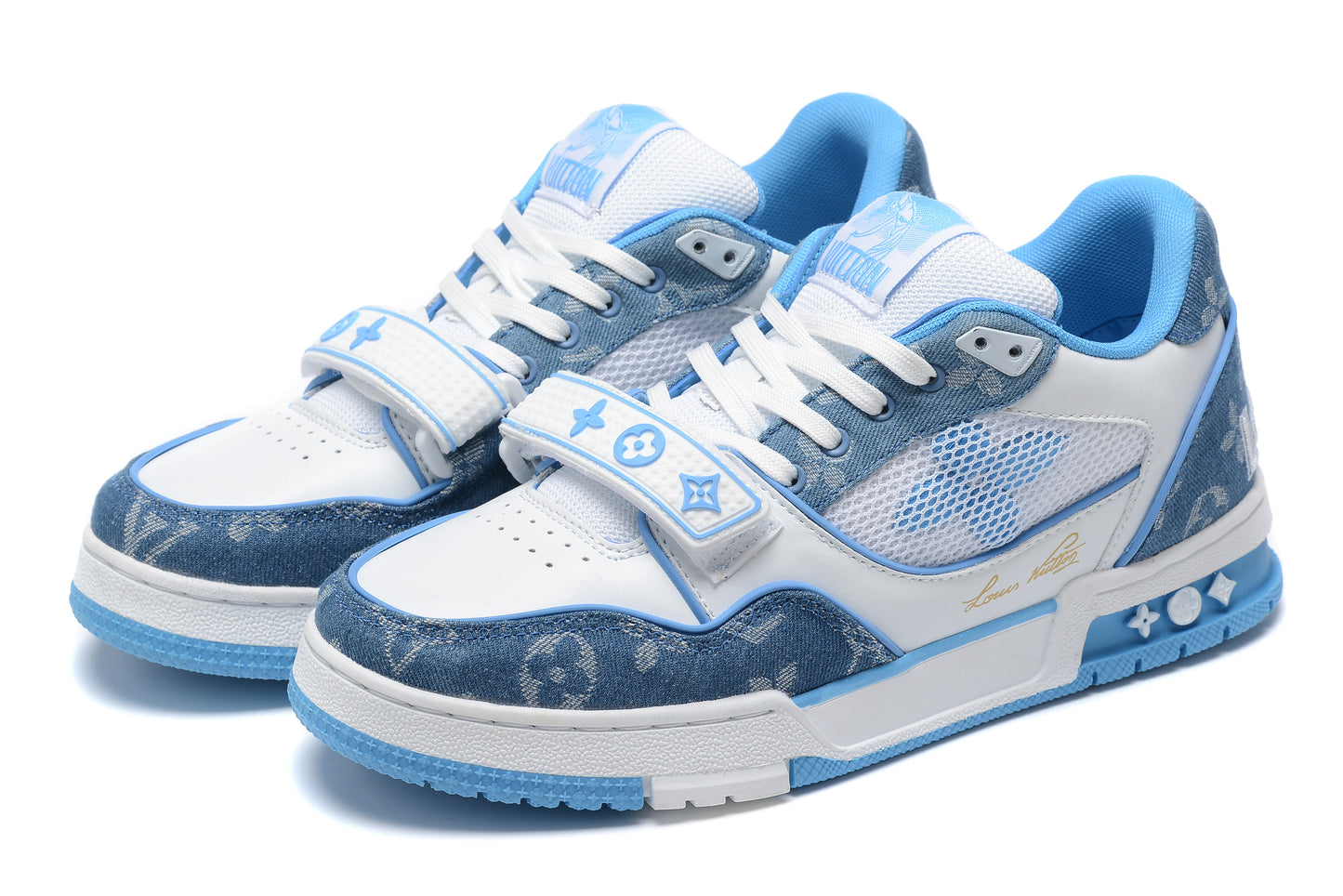 Louis Vuitton Trainer Sneaker 2 Baby Blue