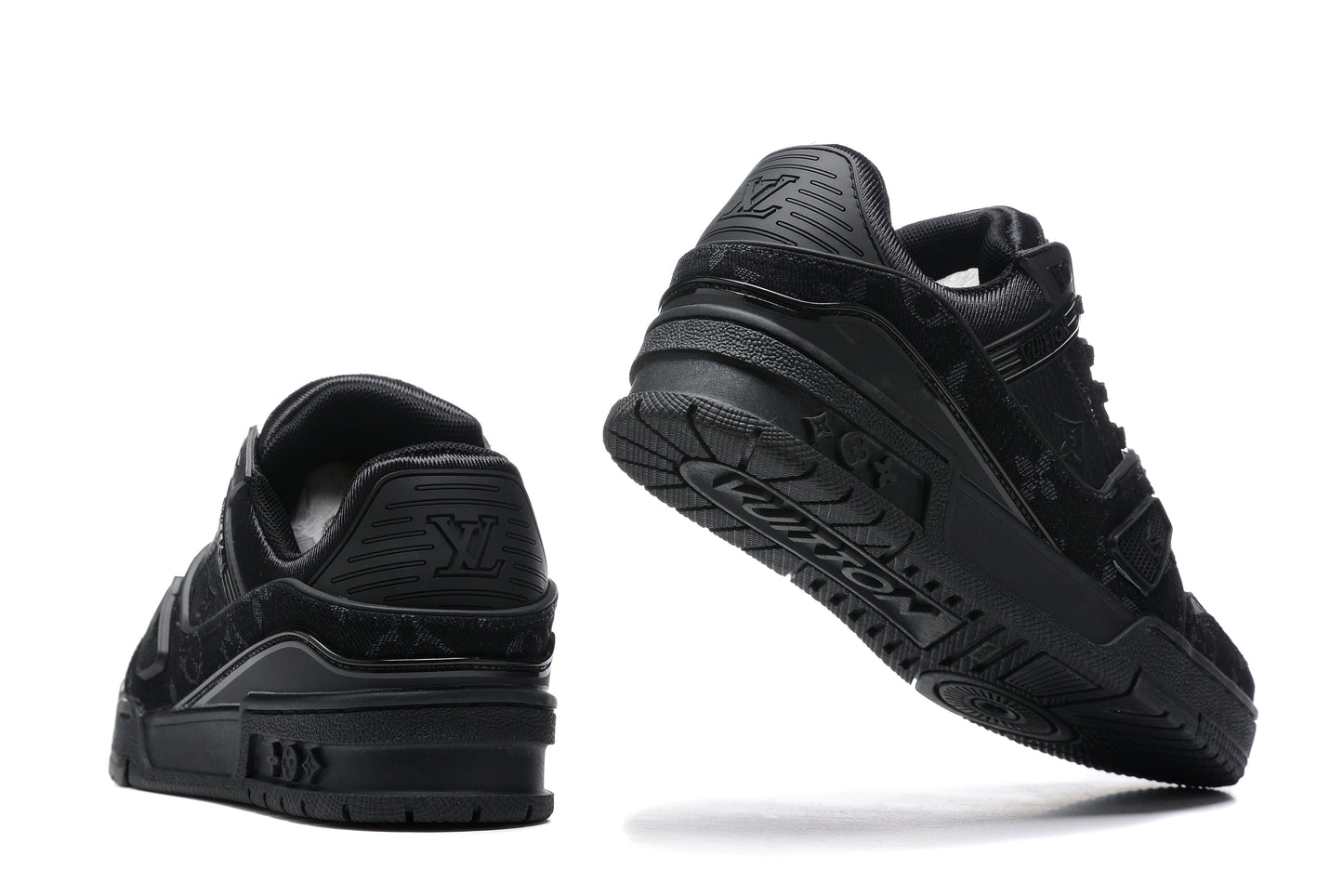 Louis Vuitton Trainer Sneaker Triple Black