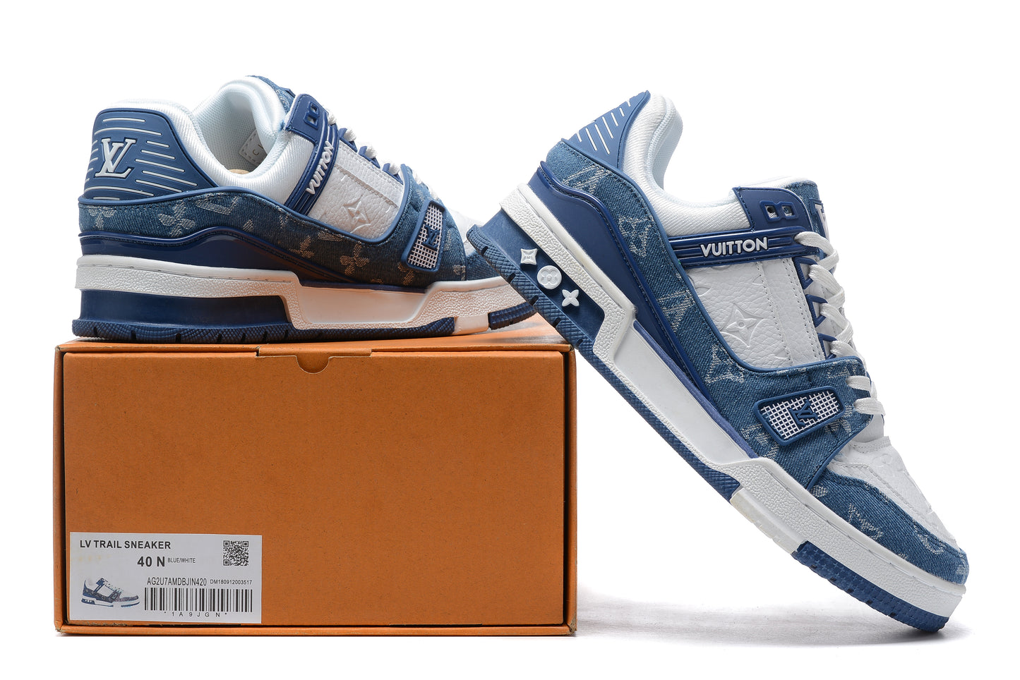 Louis Vuitton Trainer Sneaker Blue