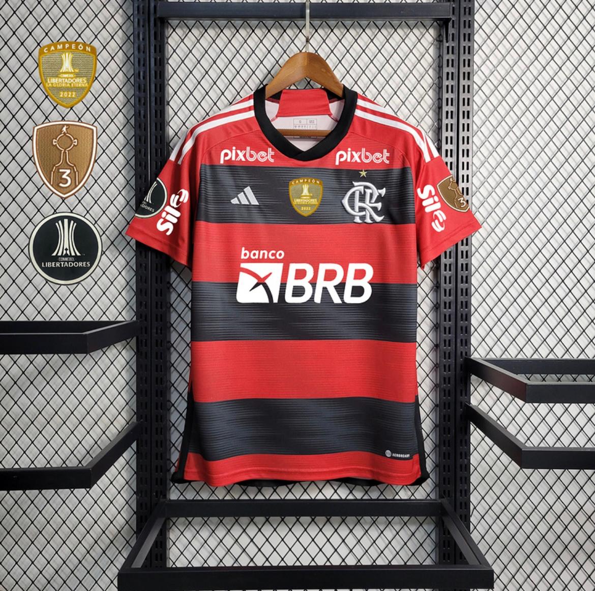 Flamengo vermelha (todos patrocinios)