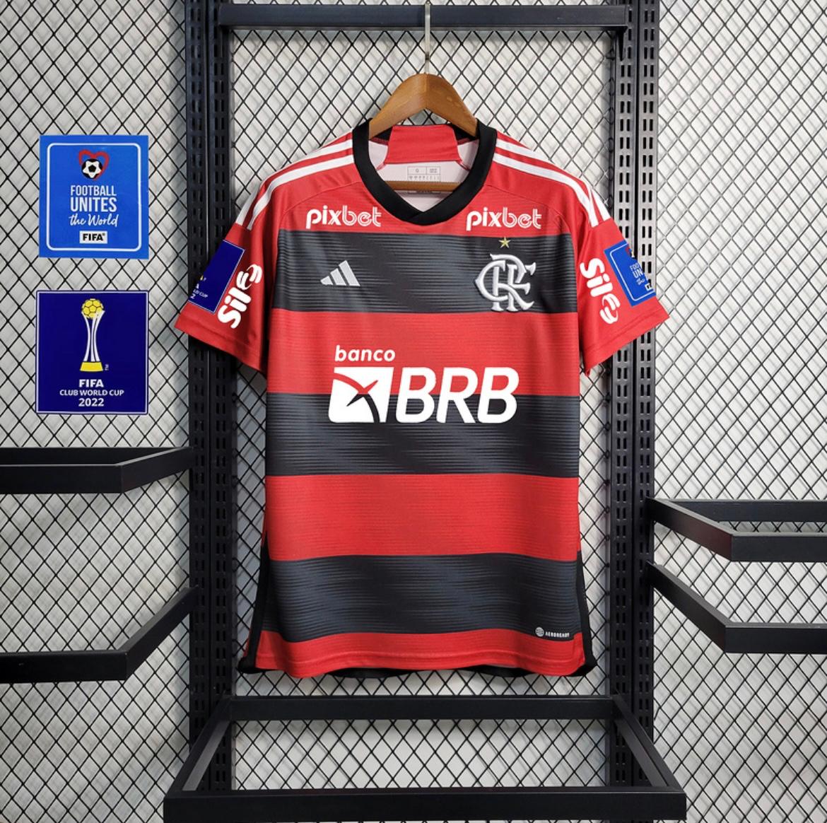 Flamengo vermelha (todos patrocinios)