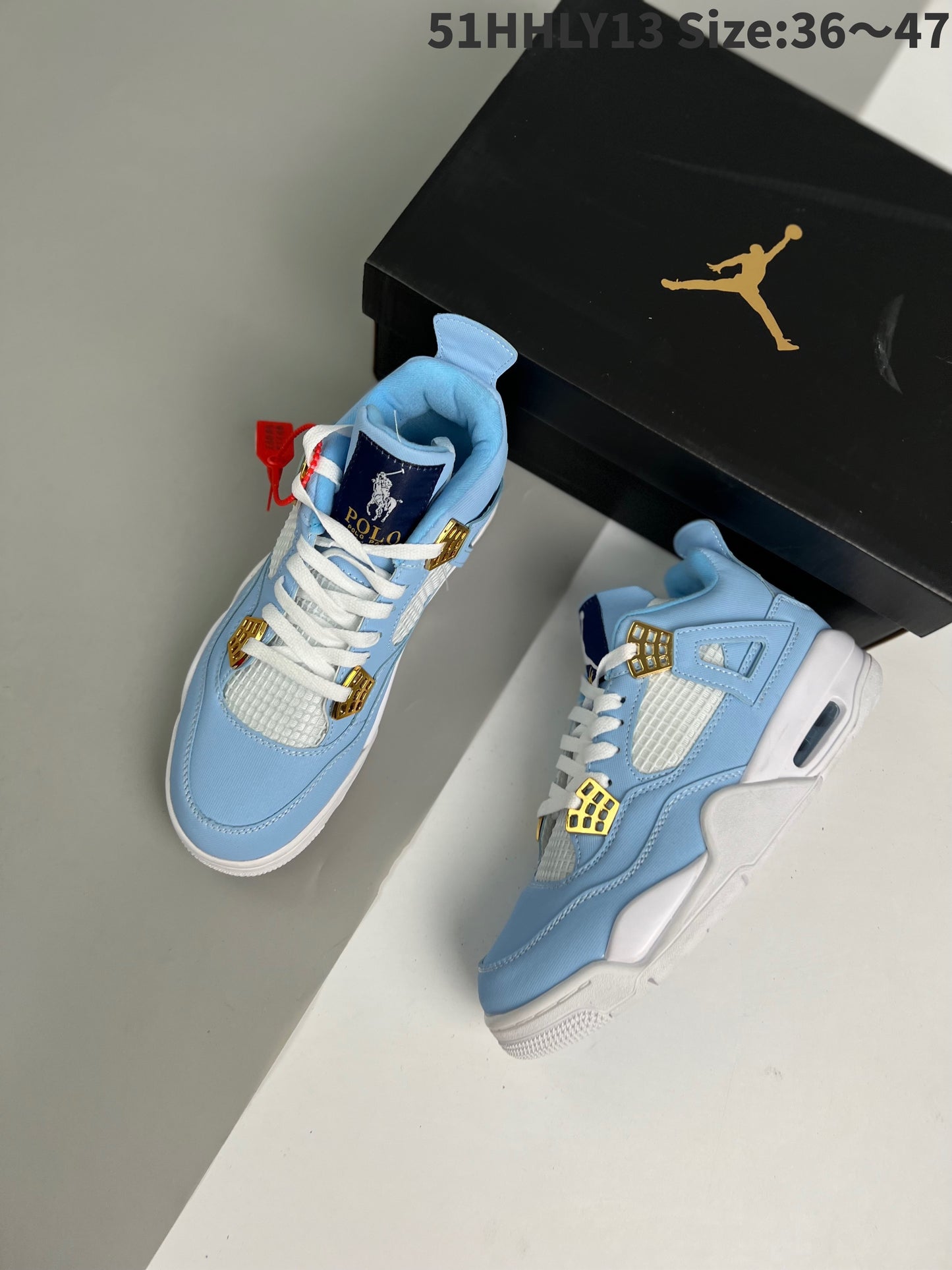 Nike Air Jordan 4 X Polo “Candy Blue”