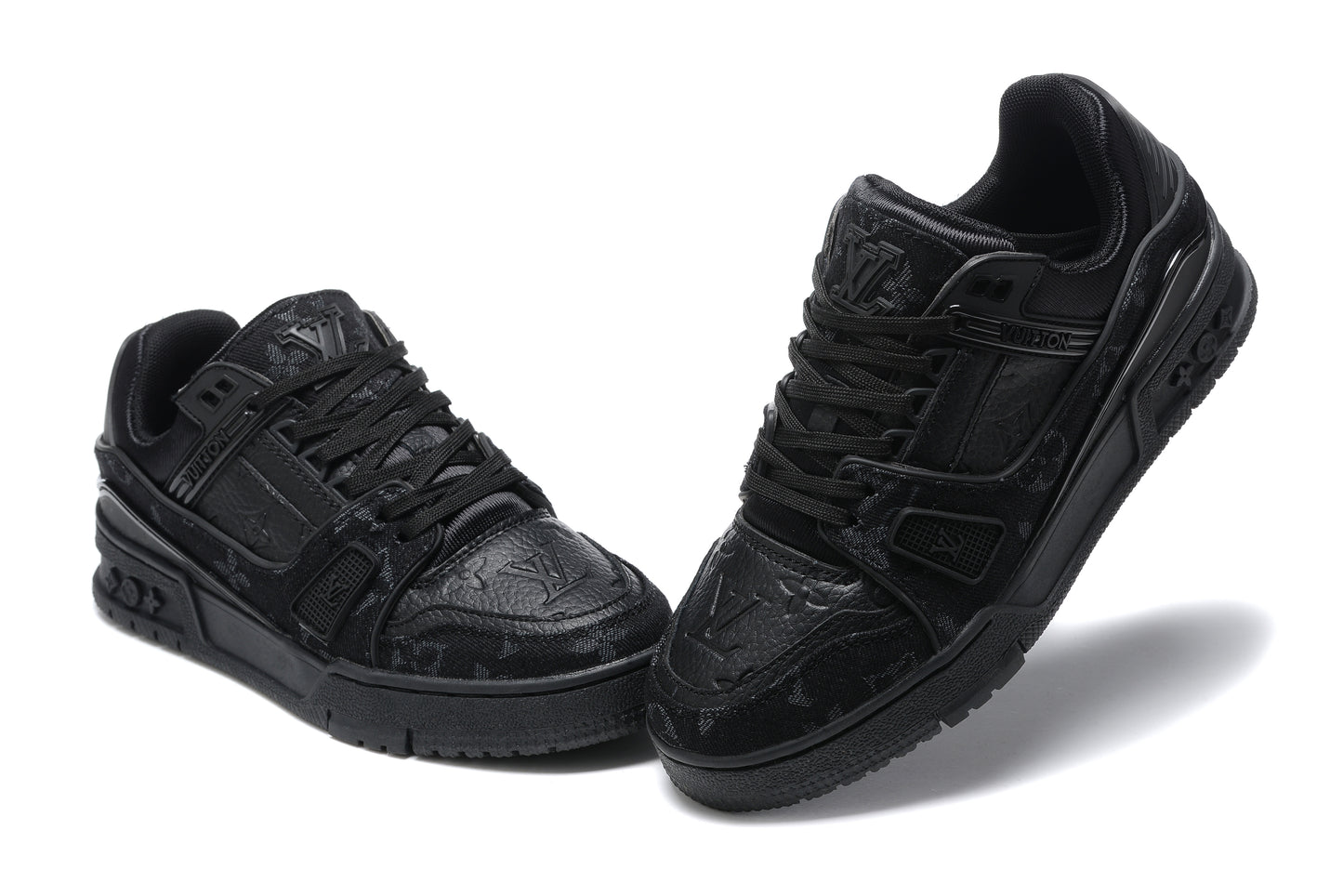 Louis Vuitton Trainer Sneaker Triple Black