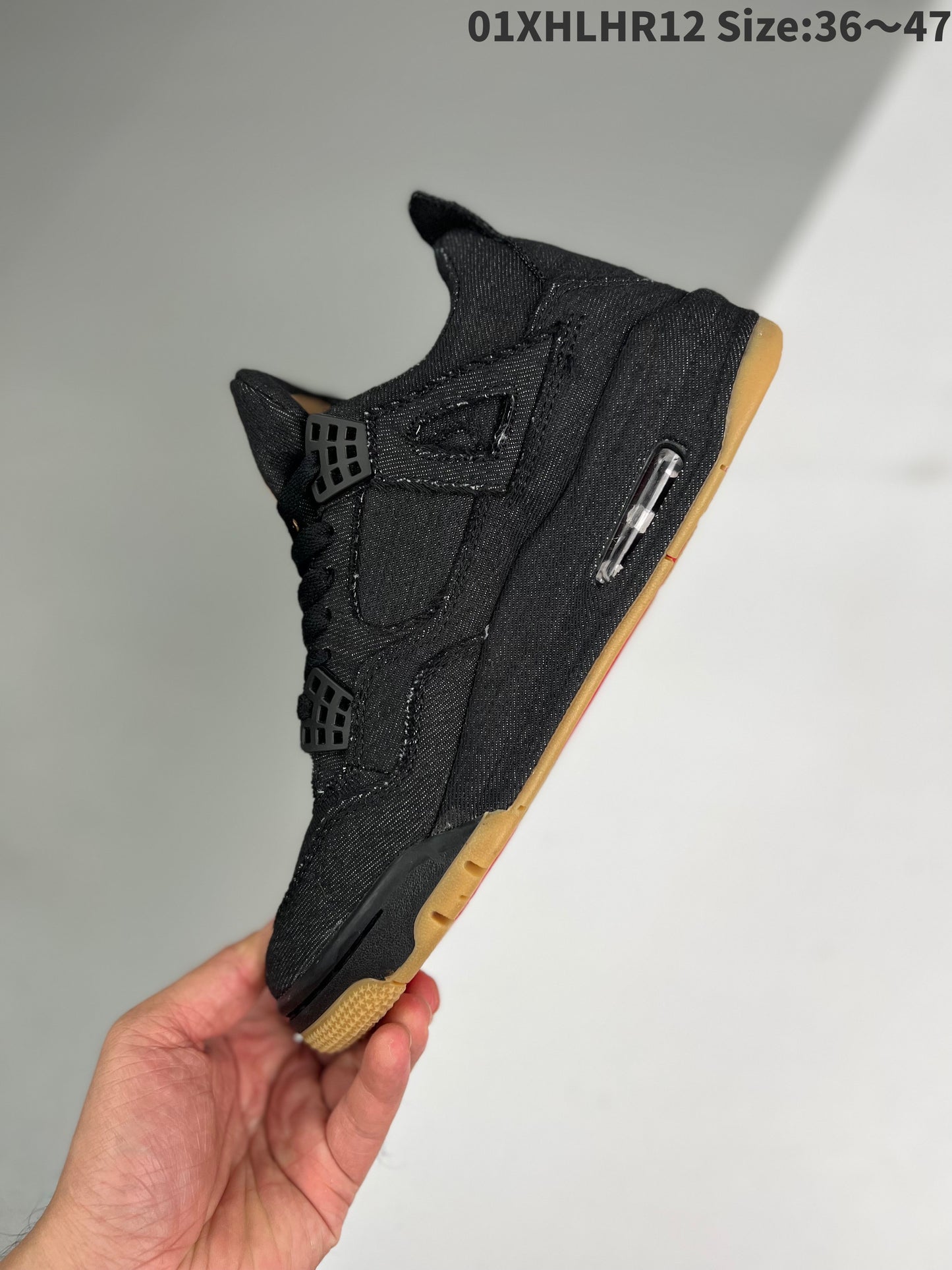 Nike Air Jordan 4 X Levis “Levis Black”