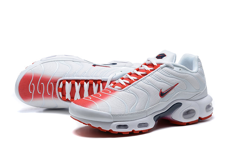 Nike air max plus TN white red fade