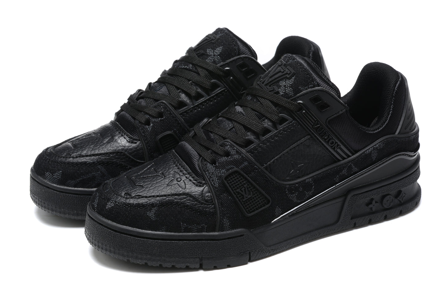 Louis Vuitton Trainer Sneaker Triple Black