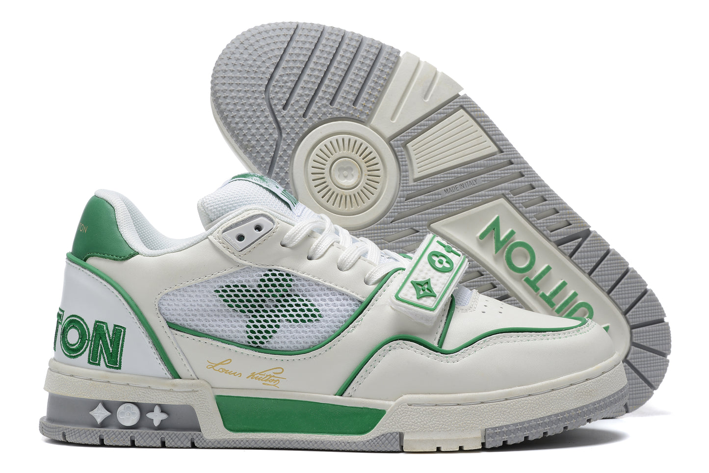 Louis Vuitton Trainer Sneaker 2 Less Green