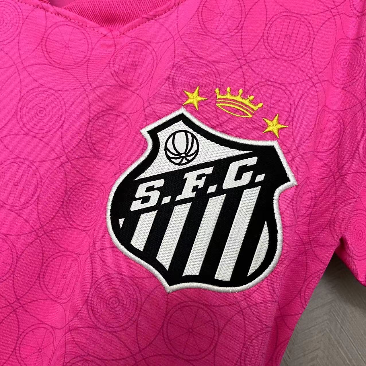 Santos rosa feminina 23/24