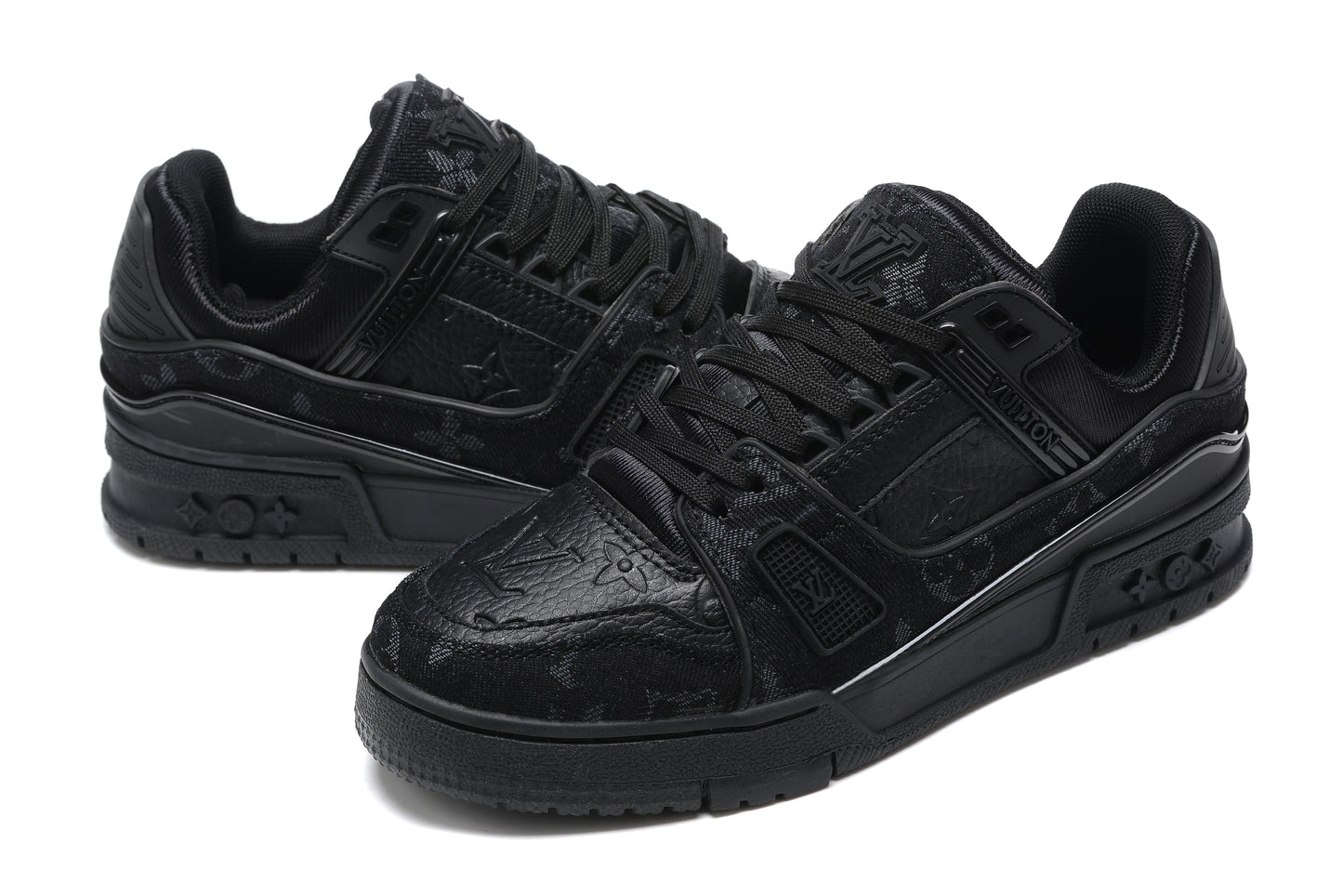 Louis Vuitton Trainer Sneaker Triple Black